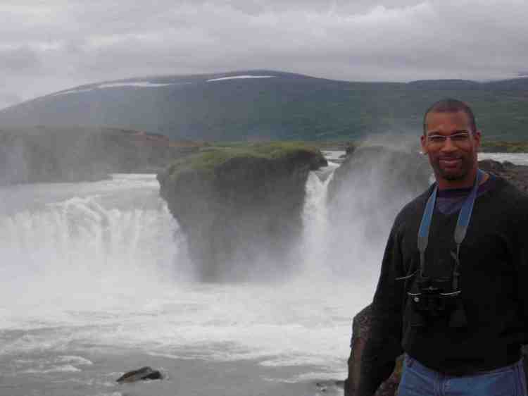 Chris at Gothafoss for MAW
