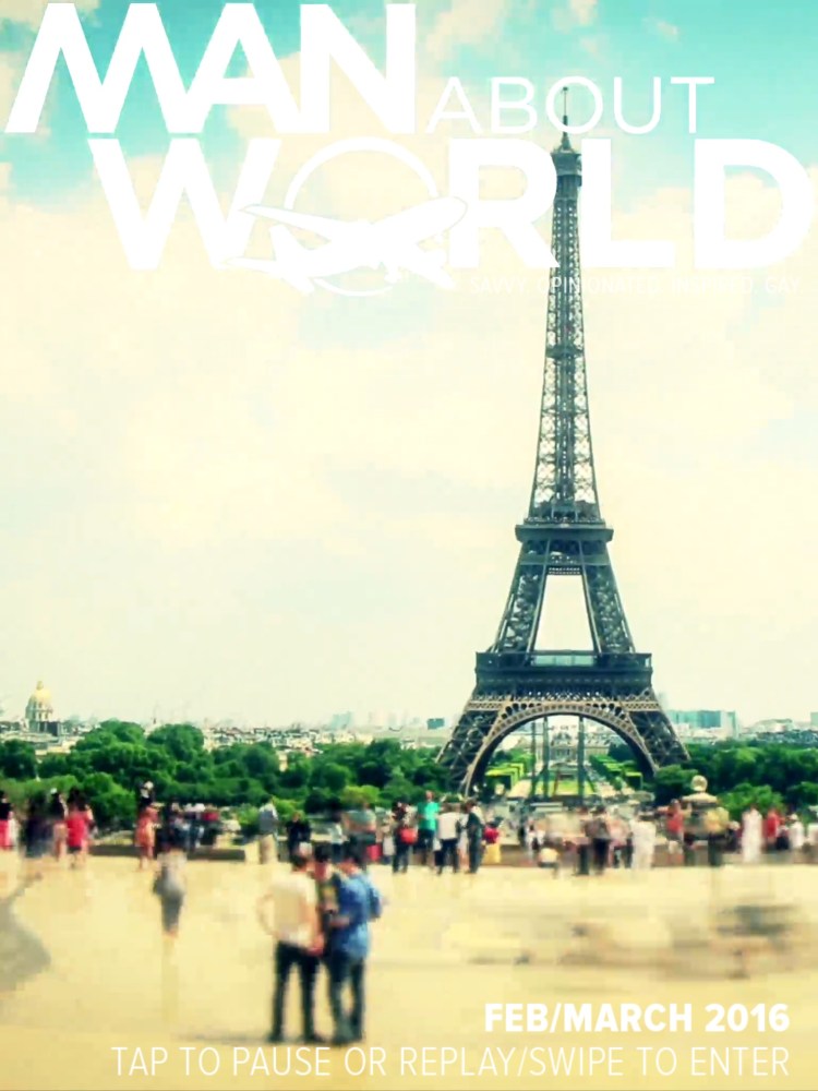 Paris in ManAboutWorld gay travel magazine